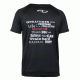 t-shirt zwart mesh Legend inspiration quote - Maat: XXXL