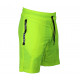 Korte broek/short Legend met rits vakken Neon Groen - Maat: XL