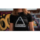 t-shirt zwart Legend triangle - Maat: XL