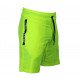 Korte broek/short Legend met rits vakken Neon Groen - Maat: XS