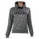 Hoodie dames/heren trendy Legend design Grijs - Maat: L