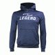 Hoodie dames/heren trendy Legend design Navy Blauw - Maat: XXS