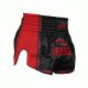 Legend Trendy, Nieuwste Model Kickboks broekje Mesh Rood  - Maat: XL