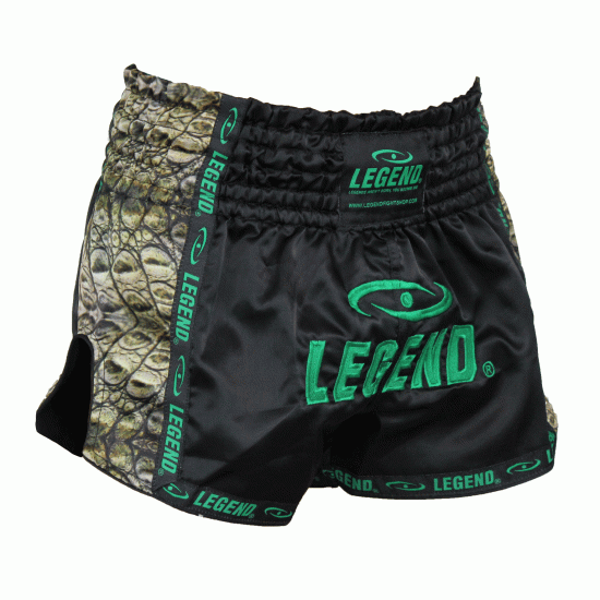 Kickboks broekje green killer crock Legend Trendy  - Maat: XS