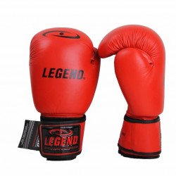 Leren Bokshandschoenen LegendPadding Rood - Maat: 10oz Leren Bokshandschoenen LegendPadding Rood - Maat: 10oz