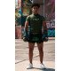 Kickboks broekje Camo Army Legend Trendy  - Maat: M