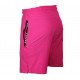 Korte broek/short Legend met rits vakken neon roze - Maat: L