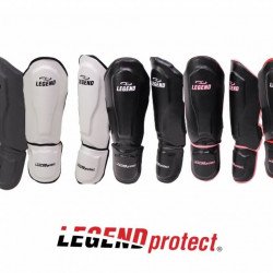 Scheenbeschermers Legend Best zwart - Maat: L Scheenbeschermers Legend Best zwart - Maat: L