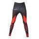 Sportlegging dames Legend Zwart/rood - Maat: XS