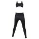 Sportlegging dames Legend Zwart/wit - Maat: XXS