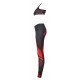 Sportlegging dames Legend Zwart/rood - Maat: XL