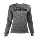 Joggingpak dames/heren met trui/sweater Grijs - Maat: XXXXS