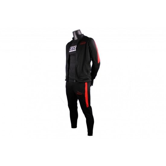 Trainingspak Legend DryFit zwart/Rood - Maat: XXS