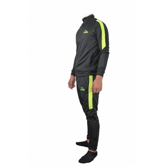 Trainingspak Legend DryFit zwart/Neon Geel - Maat: XS