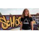 t-shirt zwart Legend triangle - Maat: M